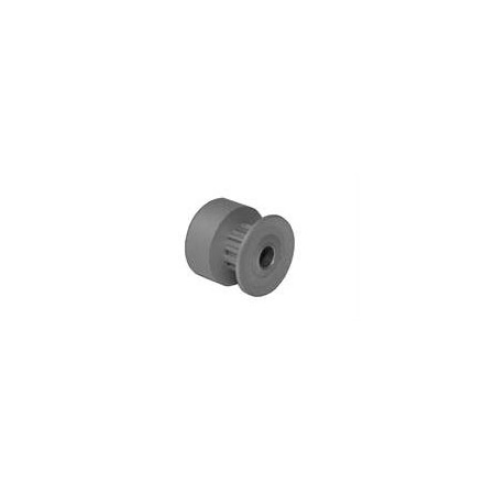 12MP012-6CA1, Timing Pulley, Aluminum, Clear Anodized